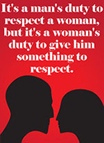 What Makes Men Respect Women?